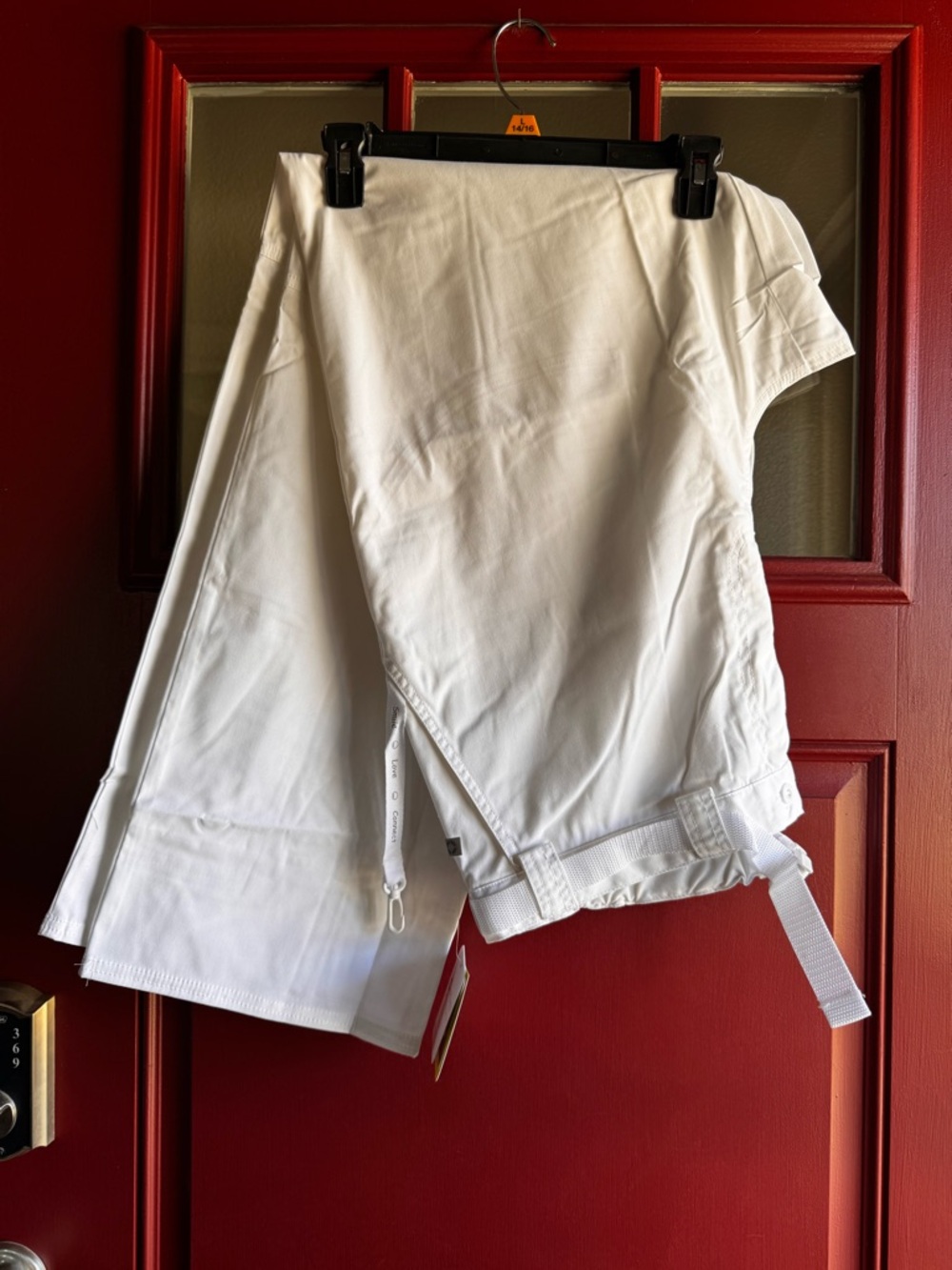 White Cargo Pants for Men - Classic Utility Style